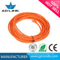 Ethernet lan network cable 24 awg 5.0PVC male to male cat5e cable bare copper